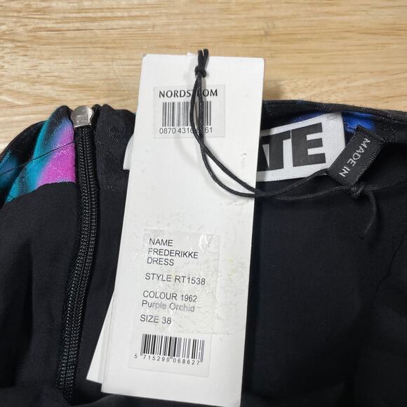 Rotate Birger Christensen NWT Frederikke Floral Halterneck Maxi Dress Sz 38 US 8 - Picture 7 of 13